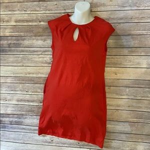 NYC & company red cut out sheath dress Sz Xs